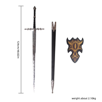 Señor de los anillos arma Ringwraith Nazgul espada réplica bruja rey de Angmar Nazgul espada para colección de Cosplay