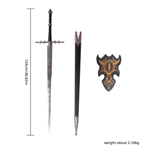 Seigneur des Anneaux Arme Ringwraith Nazgul <span class=keywords><strong>Épée</strong></span> Réplique Sorcière <span class=keywords><strong>roi</strong></span> <span class=keywords><strong>d</strong></span>'Angmar Nazgul <span class=keywords><strong>Épée</strong></span> Pour Cosplay Collection - Product Image 2