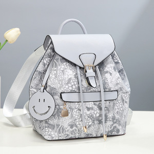 Mini sac à dos décontracté pour femme avec motif floral, bandoulière souple, léger, capacité moyenne, pour usage quotidien toutes saisons - Product Image 3