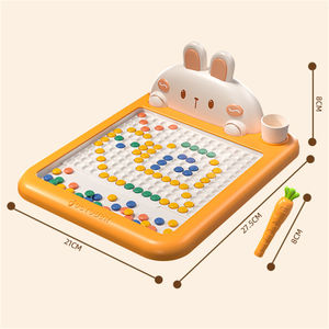 Çocuklar erken aydınlanma eğitim seyahat oyuncak havuç kalem mıknatıslar boncuk manyetik çizim kurulu tavşan - Product Image 5