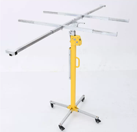 Monte-charge pour la pose de plaques de plâtre avec support d'éclairage compact, capacité de levage 50 kg