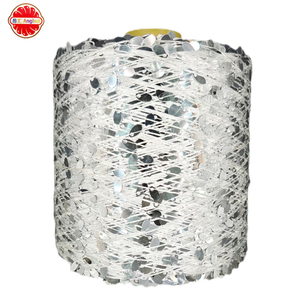 100% Fil fantaisie <span class=keywords><strong>à</strong></span> la machine en polyester avec motif de tricot <span class=keywords><strong>à</strong></span> paillettes dorées teintées - Product Image 5