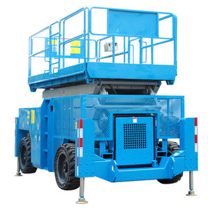Plateforme élévatrice à ciseaux sur chenilles tout-terrain Mantiou <span class=keywords><strong>Genie</strong></span> 4x4, 12 m, diesel, pour travaux en hauteur, à vendre - Product Image 2
