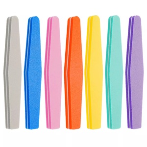 Lime à ongles éponge lavable, grain 100/180, bloc polissoir personnalisable, pour soin des ongles en acrylique, polissage, manucure en salon - Product Image 1