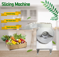 QD-PLC RVS 304 Automatische Groente- en Fruit Snijder Aardappel Wortel Ui Tomaat Kokosnoot Mango Maïs Blokjes Snijder Bakkerij