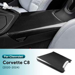 Autocollant en fibre de carbone pour Chevrolet <span class=keywords><strong>Corvette</strong></span> C8 2020 2021 <span class=keywords><strong>2022</strong></span> 2023 2024 Boîte d'accoudoir central de voiture Accessoires intérieurs - Product Image 2