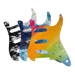 แผ่นป้องกันกีตาร์อะลูมิเนียม <span class=keywords><strong>SSSSS</strong></span> Metal พร้อมรูสำหรับติดตั้งปิ๊กอัพฮัมบัคเกอร์ สำหรับอะไหล่กีตาร์ไฟฟ้า ST - Product Image 1