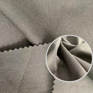 Nhà máy bán Chất lượng cao 50S bọc NR rayon54 % nylon40 % spandex6 % Interlock Roma vải 300gsm căng cho thời trang 8645 - Product Image 5