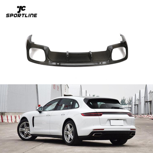 Jcsportline Carbon Sợi Khuếch Tán Phía Sau Đường Viền Bằng Vải Đối Với <span class=keywords><strong>Porsche</strong></span> <span class=keywords><strong>Panamera</strong></span> 971 4S Hatchback 4 Cửa 2017-2019 - Product Image 2