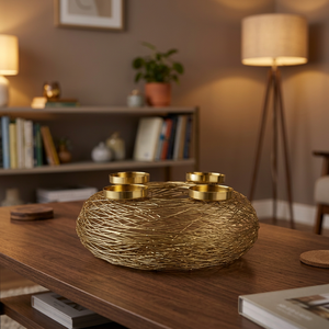 Meilleur Porte-Bougie Lanterne LED Sans Flamme en Laiton, Écologique, pour Décoration Intérieure et Extérieure, Cadeau de Noël et de Pâques - Product Image 2