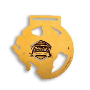 Fabricante de Medallas, Medalla Deportiva Personalizada de Metal 3D en Oro, Bronce y Estilo Antiguo para Premios de Carreras - Product Image 3