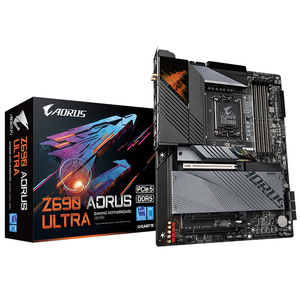 Placa base para juegos GIGABYTE Z690 AORUS ULTRA usada con enchufe LGA 1700 compatible con CPU <span class=keywords><strong>Intel</strong></span> <span class=keywords><strong>12th</strong></span> <span class=keywords><strong>Core</strong></span> <span class=keywords><strong>I7</strong></span> I9 <span class=keywords><strong>12900K</strong></span> - Product Image 1