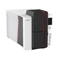 Imprimante de cartes PVC Evolis Primacy2 originale - Interface USB, résolution 300 dpi, 280 cartes/heure, prête pour SDK, format de papier max. 54 mm, garantie 1 an