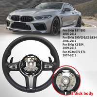   Volant en cuir personnalisé M Sport pour F10 F30 E90 F20 F22 F32 F36 M3 M4 M5 X5 X6, amélioration de l'intérieur de la voiture