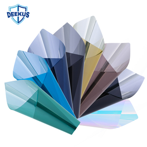 <span class=keywords><strong>Film</strong></span> de fenêtre de confidentialité à effet miroir unidirectionnel, couleur argent-noir, changeant de couleur, PET UV92%, <span class=keywords><strong>avec</strong></span> protection occultante - Product Image 4