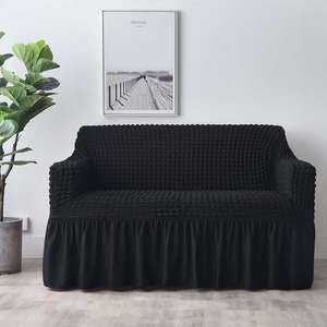 De alta calidad de poliéster liso de protección elástico de asiento <span class=keywords><strong>del</strong></span> sofá cubierta Spandex cubierta <span class=keywords><strong>del</strong></span> sofá - Product Image 6