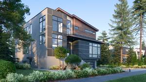 Moderne 3 étages 6 chambres 3.5 salles de bain 2 <span class=keywords><strong>Garage</strong></span> Villa Maison Plan 1066-109 4260 pieds carrés élégant 4260 pieds carrés maison 6 chambres 3.5 - Product Image 2