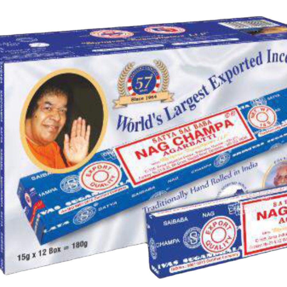 Hot Koop Satya Sai Baba Nag Champa Wierook/Originele Nagchampa Wierook Bestseller Wierook In De Wereld/Nagchampa doop