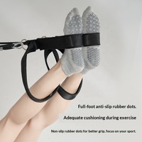 Chaussettes Barre pour femmes adultes, antidérapantes, fines, en mélange de coton, avec soutien de la voûte plantaire, pour le fitness et l'intérieur