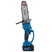 7.5 Inch Handheld Snoeischaar Lithium Batterij 21V Oplaadbare Draagbare Mini Elektrische Kettingzaag Met Borstelloze Motor