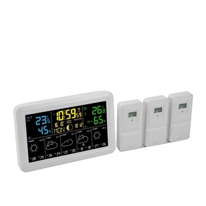 Nouvelle <span class=keywords><strong>Station</strong></span> Météo WiFi Tuya 2026 - Prévisions Météo sur 5 <span class=keywords><strong>Jours</strong></span> - Thermomètre et Hygromètre Intérieur/Extérieur - Product Image 2
