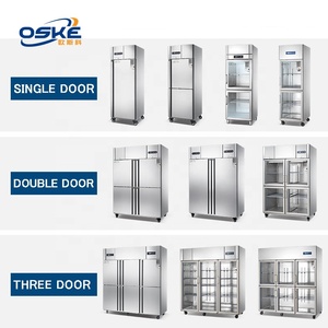 Congelador de pie de acero inoxidable <span class=keywords><strong>Berserk</strong></span>, congelador de pie de temperatura única, refrigerador de cocina comercial a la venta - Product Image 5