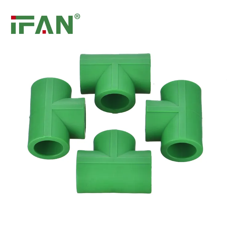IFan ข้อต่อท่อ PPR 20มม.-63มม. สีเขียวสำหรับน้ำประปา