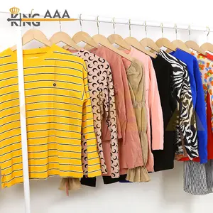 Guangzhou Thrift clothes usa bales TOPA women Korea used clothes in bales T-shirt