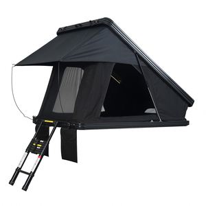 Carpa de Techo Rígida de Aluminio, Triangular, Impermeable, para 2-4 Personas, para SUV, Fácil de Instalar, con Escalera y Colchón - Product Image 1