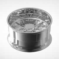 Velg Off Road H-Shape Forged 24x12 24x14 26x14 26x16 Deep Dish Polished 6x135 8x170 8x180 untuk Ford F150 F250 RAM 2500