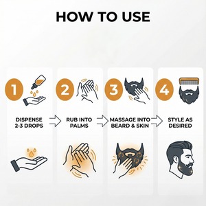 Olio per la Crescita di Barba e Capelli 100% Naturale e Biologico, Etichetta Privata OEM, per la Cura e lo Styling Maschile - Product Image 6