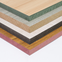 Panneau de bois MDF/HDF stratifié mélaminé à deux faces, grain de bois, qualité meuble, 4 pi x 8 pi, pour meubles et armoires de cuisine