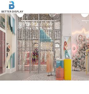 Design d'intérieur de salle d'<span class=keywords><strong>exposition</strong></span> de vêtements, vitrine d'<span class=keywords><strong>exposition</strong></span> de vêtements pour femmes - Product Image 2