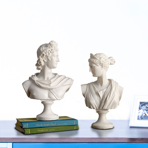 Busto de Resina Clásico Europeo David Venus, Escultura Decorativa para Hogar u Oficina, Estilos A, B, C, D - Product Image 3