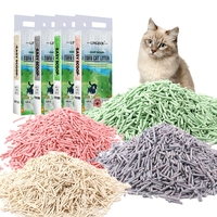 Litière pour chats en gros à prix réduits, biodégradable, très absorbante, agglomérante, à base de tofu