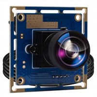 Module de caméra USB monocouche 720P 120fps à obturateur global, module de webcam UVC Fisheye OV9281 pour la prise de vue haute vitesse