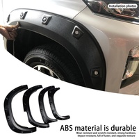 Offre Spéciale – Élargisseurs d'ailes KQD pour voiture, en plastique ABS noir mat, style fin, installation facile, lot de 4