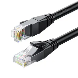 24awg טהור נחושת utp cat6 חתול 6 תיקון כבל רשת כבל ethernet תקשורת כבלים