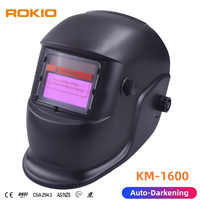 Casque de soudeur à obscurcissement automatique haute définition avec design de décalcomanie personnalisé, protection UV pour le soudage en zone sombre
