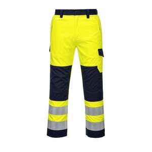 PORTWEST - MV46YNRL Pantalón de alta visibilidad Modaflame Amarillo/Azul Marino-EAN 5036108305919 ROPA DE TRABAJO RESISTENTE A LLAMAS - Product Image 1