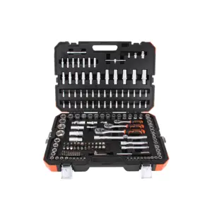 Realtek 172 piezas clásico Crv Socket Set Kit de herramientas herramienta mecánica herramientas para el hogar para reparación de automóviles