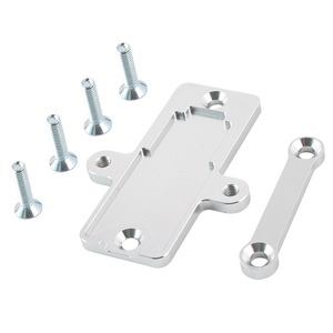 Universal Fuel Sensor Adapter <b>Bracket</b> Aluminum Alloy <b>Silver</b> Retrofit Upgrade Parts - Product Image 2