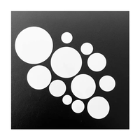 Petits cercles ronds vierges 15 mm 18 mm 20 mm 25 mm 50 mm 70 mm 90 mm Blancs brillants pour impression par sublimation