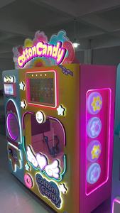 Máquina automática de algodón de azúcar que funciona con monedas Arcade, máquina expendedora de juegos con volante de caramelo para Centro Comercial - Product Image 4