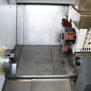 Горячая продажа TCK56Y токарный станок с наклонной кроватью 0 ° 90 ° градусов головка стружечного конвейера <span class=keywords><strong>CNC</strong></span> токарный и фрезерный станок - Product Image 5