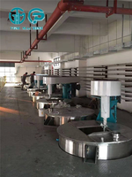 Ligne de production complète de peinture au quartz, entraînée par moteur AC, avec disperser en acier inoxydable et boîte de vitesses, équipement économe en énergie