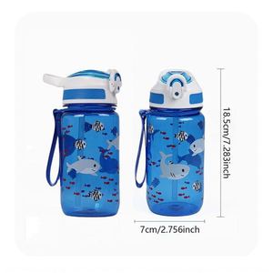 ขวดน้ำพลาสติก Tritan ปลอดสาร BPA สำหรับเล่นกีฬา ขนาด 500 มล. 800 มล. 1 ลิตร พร้อมฝาปิดหลอดดูดและห่วงหนัง ขายส่ง - Product Image 2