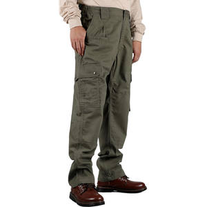 Pantalones de Trabajo Ignífugos CAT2 con Bolsillos Grandes, 7.5OZ Algodón, NFPA 2112, Resistentes al Fuego, Cintura Elástica, Entrepierna 30-36 - Product Image 1