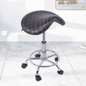 Bangxing Venta Directa - Silla Moderna de Metal con Ruedas, Ajustable y Giratoria, para Estética, Peluquería y Uso General - Product Image 6