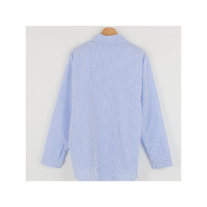 Camisa a rayas de tela de temporada de fabricante coreano Popular en venta Camisa a rayas diaria de llamadas de punto anticontracción - Product Image 6